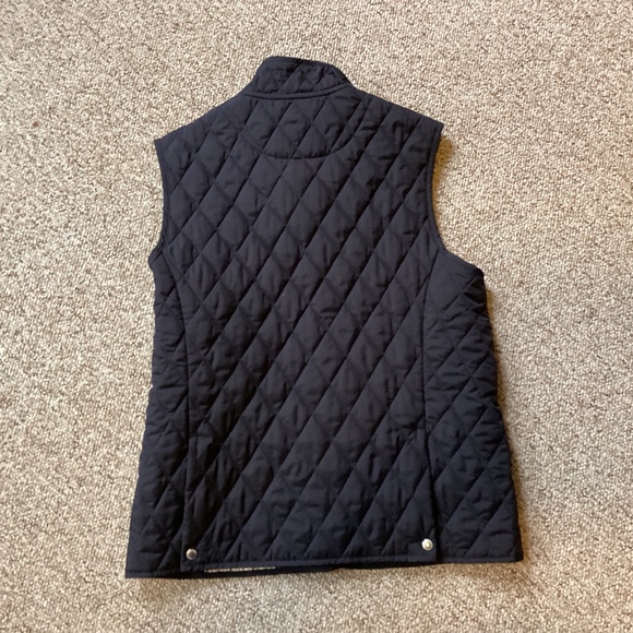 Land’s End Quilted Black Vest - Picture 5 of 7